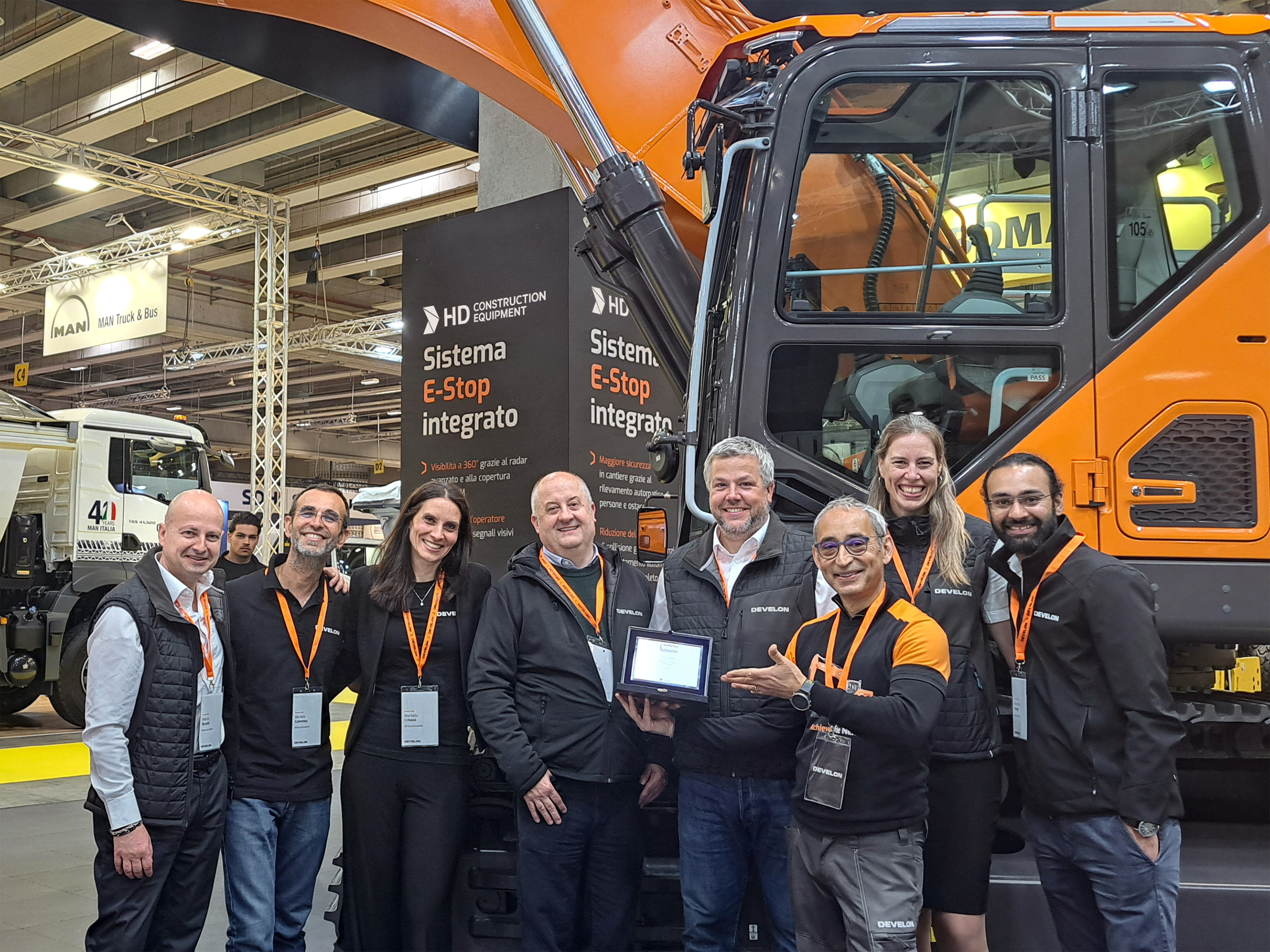 HD Construction Equipment Achieves Major Milestone with Smart Safety Technology at Italy&rsquo;s Innovation Awards